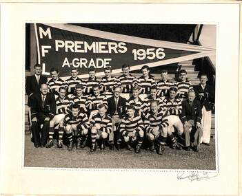 Photograph - Sunshine Football Club Metropolitan F.L. Premiers 1956 Sunshine Football Club Team Photo