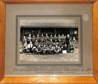 Photograph - Sunshine Football Club - Sunshine Districts Football Club 1944 "B" Grade Footscray District League Runners Up Team Photo