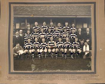 Photograph - Sunshine Football Club - Sunshine Districts Football Club Runners Up 1942 Team Photo