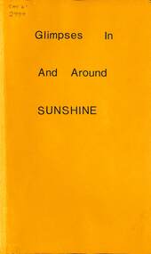Document - Sunshine High School - Glimpses In and Around Sunshine, Sunshine West High School Form 2 1975, 1975