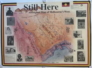 Map - Still Here - Aborginal Map of Melbourne's West, Melbourne's Living Museum of the West