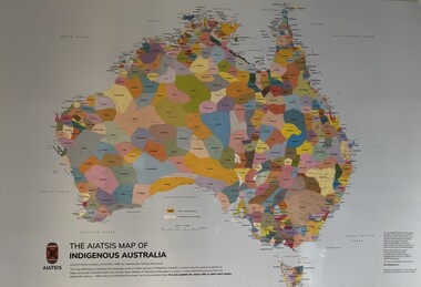 Map - The Aiatsis Map of Indigenous Australia, David R. Horton, 1996