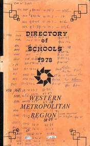 Administrative record - Directory of Schools 1978 Western Metropolian Region