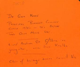 Document - Dr Gregory Greg Murray Moore
