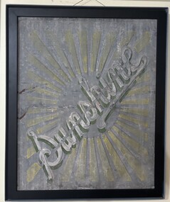 Memorabilia - H.V. McKay Harvester Front Decorative Galvanised Steel Panel
