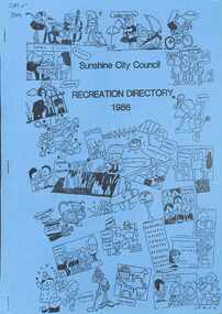 Document - Sunshine City Council Sunshine Recreation Directory 1986, Sunshine City Council, 1986