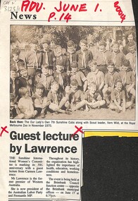 Archive - Seventh (7th) Sunshine Cub Group