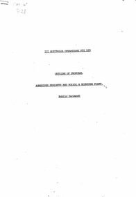Document - ICI Australia Sealants and Polyol & Blending Plant (Asterite Plant)