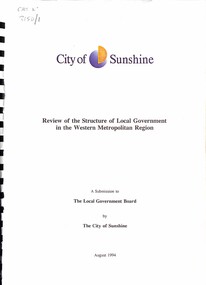 Archive - Council Merger 1994