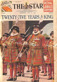 Newspaper - Twenty-Five Years A King - Royal Jubilee Souvenir edition of The Star Newpaper dated 6th May 1935, 1935