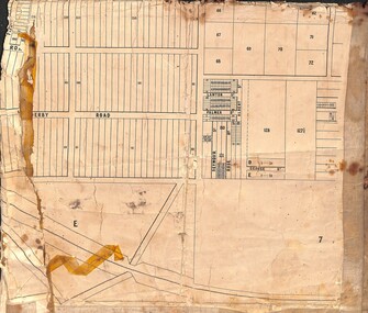 Map - Sunshine Map showing lots between Darnley Street in the East & Anderson Road in the West and between Hertford Road in the North and Wright Street in the South