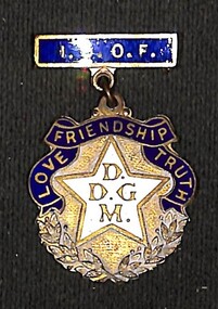 Medal - Order of Odd Fellows D. D. G. M. Medal, From 1895