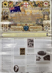 Poster - The Centenary of Federation in Australia Poster, 1901 - 2001 Centenary of Federation Committee, 2001