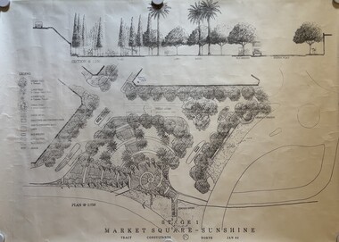 Plan - Market Sqaure / Station Square Sunshine Stage 1 Plans, Tract Consulants, 1993
