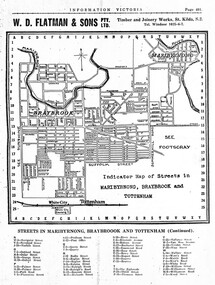 Map - Information Victoria Maps Albion Sunshine Maidstone Braybrook Maribyrnong with Street Names