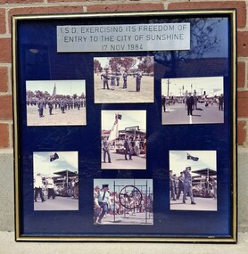 Photograph - R.A.A.F. No 1 Store Exercising its Freedom of Entry to The City of Sunshine 17 Nov 1984 Photograph