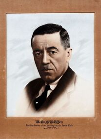 Photograph - Mr. Kelly First Life Member of the Spalding Social & Sports Club Portrait