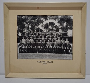 Photograph - Albion Explosive Factory Albion Staff 1966 Photograph, 1966