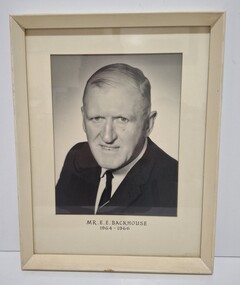 Photograph - Albion Explosive Factory Mr E.E. Backhouse 1964 - 1966 Site Manager Portrait Photograph, 1966