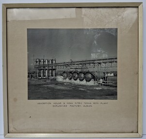 Photograph - Albion Explosive Factory Absorption House & Week Nitric Tanks, R.D.X. Plant Photograph