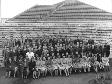 Photograph - Albion Explosive Factory Staff 1943 Photograph, 1943