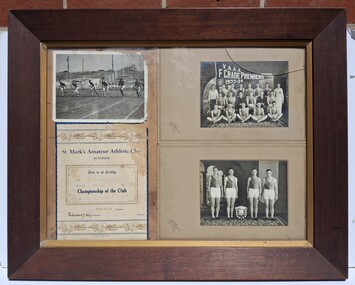 Photograph - St Marks Amateur Athletic Club J. Scanlon Memorabilia Collection