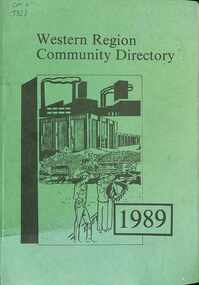 Booklet - Western Region Community Directory 1989, Footscray Institute of Technology Library, 1989
