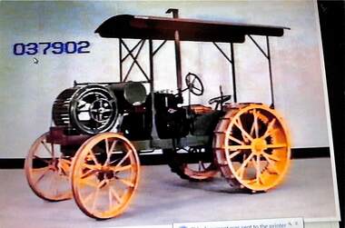 Photograph - H.V. McKay Sunshine Model A Tractor Photographs, Melchior Bajada, 2012