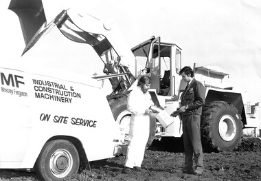 Photograph - Massey Ferguson Industrial & Construction Machinery On Site Servicing Photograph