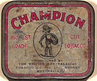 Container - Champion Tobacco Tin Box