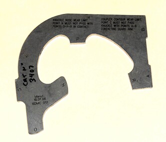 Tool - Knuckle Nose Wear Limit Gauge, 2006