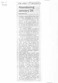 Article - Brimbank Council Cancels 26th January Australian Day Citizenship Ceremonies