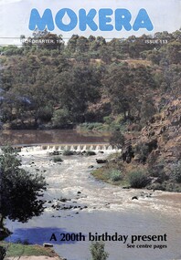 Newsletter - Melbourne Metropolitan Board of Works (MMBW) Mokera Newsletter, Melbourne Metropolitan Board of Works (MMBW), 1987
