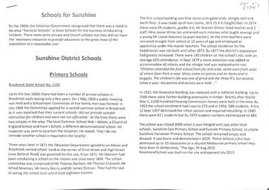 Document - Schools for Sunshine, Olwen Ford, 2016
