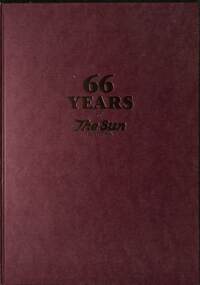 Book - 66 Years of The Sun News-Pictorial, The Herald and Weekly Times Limited, 1988