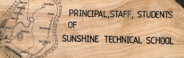 Memorabilia - Sunshine Techncial School Principal, Staff & Students - Nauru Island Memento