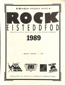 Memorabilia - Sunshine Technical School Rock Eisteddfod Posters & Video Tapes, Various