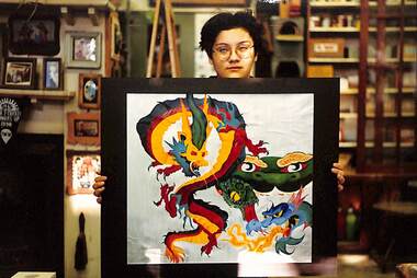 Photograph - Sunshine Secondary College - Art Class 1994 Photographs