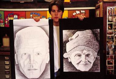 Photograph - Sunshine Secondary College - Art Class 1993 Photographs