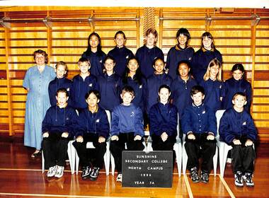 Photograph - Sunshine Secondary College North Campus Student Photos 1998 Year 7A