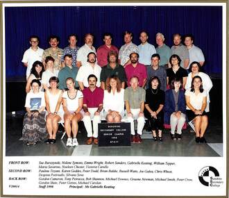 Photograph - Sunshine Secondary College Senior Campus Staff Photo 1998