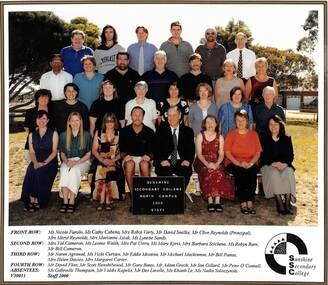 Photograph - Sunshine Secondary College North Campus Staff Photo 2000