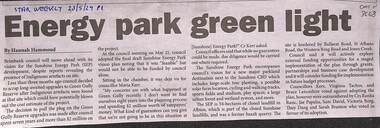 Article - Sunshine Energy Park  (SEP) Development