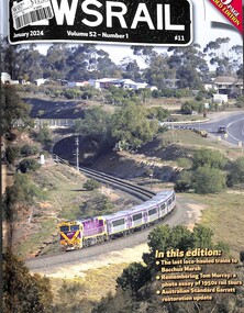 Magazine - Newsrail - Last Loco-Hauled Bacchus Marsh trains, Victorian Rail Publishing Inc, Newsrail, 45292