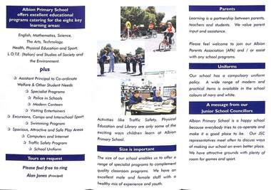 Book, Albion Primary School Aim High Brochure 1997, 1997