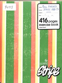 Journal - Ray Barnes Diary 1988 - 1992, Barnes, Raymond Frank, 1992