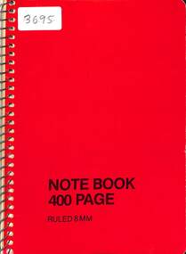 Journal - Ray Barnes Diary - My 57 Years At Sunshine 1936 - 1992, Barnes, Raymond Frank, 1992