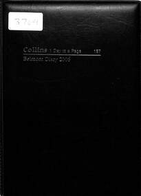 Journal - Ray Barnes Dairy 2006, Barnes, Raymond Frank, 2006
