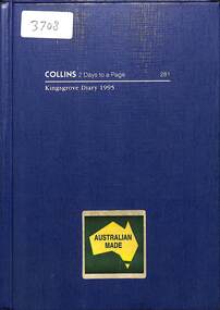 Journal - Ray Barnes Dairy 1995, Barnes, Raymond Frank, 1995