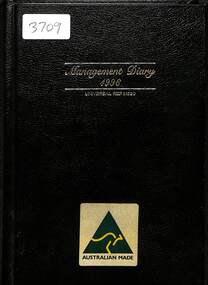Journal - Ray Barnes Dairy 1996, Barnes, Raymond Frank, 1996